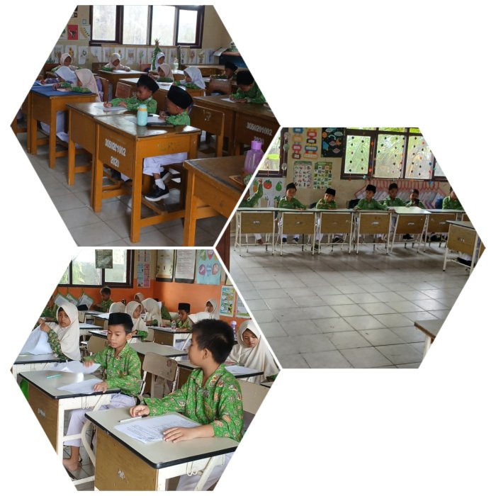 Hari Kedua Ujian di MIN 2 Muaro Jambi Berjalan Tertib