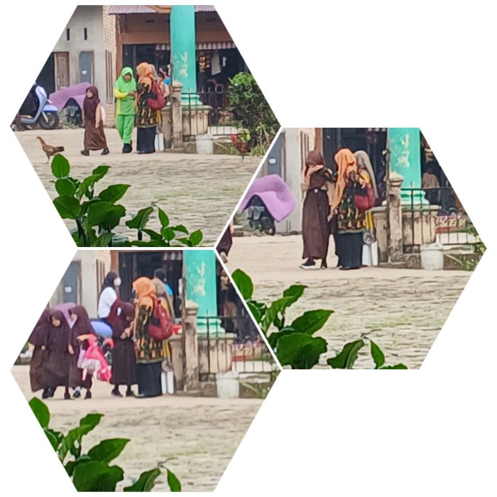 Guru Piket Madrasah Sambut Siswa di Gerbang MIN 2 Muaro Jambi
