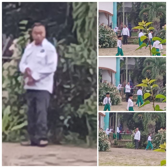 Staf MIN 2 Muaro Jambi Sambut Peserta Asesmen Semester