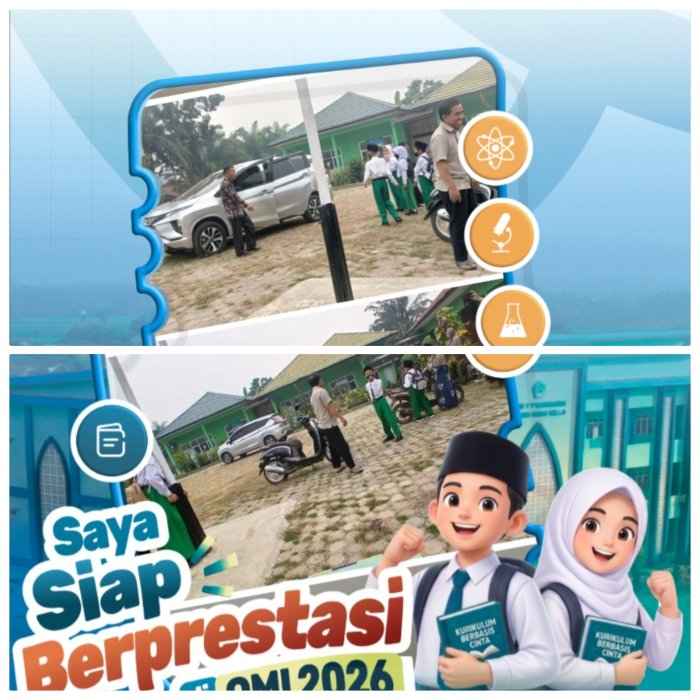 Wali Murid Ikut Pelepasan Peserta OMI MIN 2 Muaro Jambi Penuh Harapan