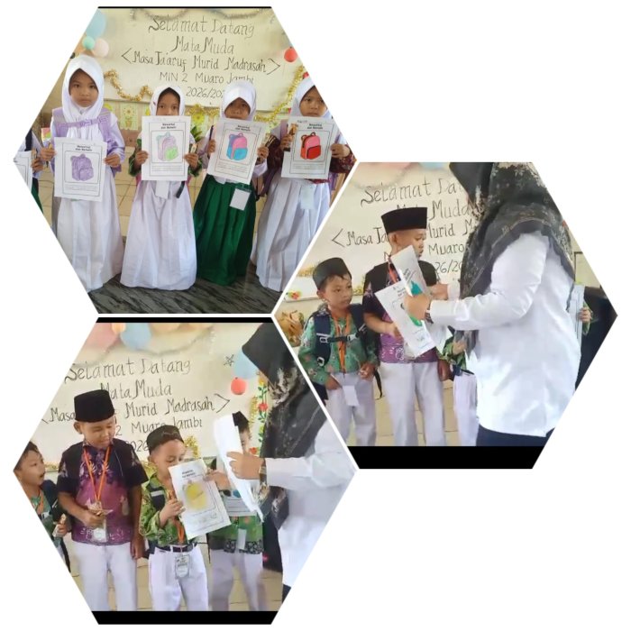 Yerlina Serahkan Hadiah Lomba MPLS di MIN 2 Muaro Jambi