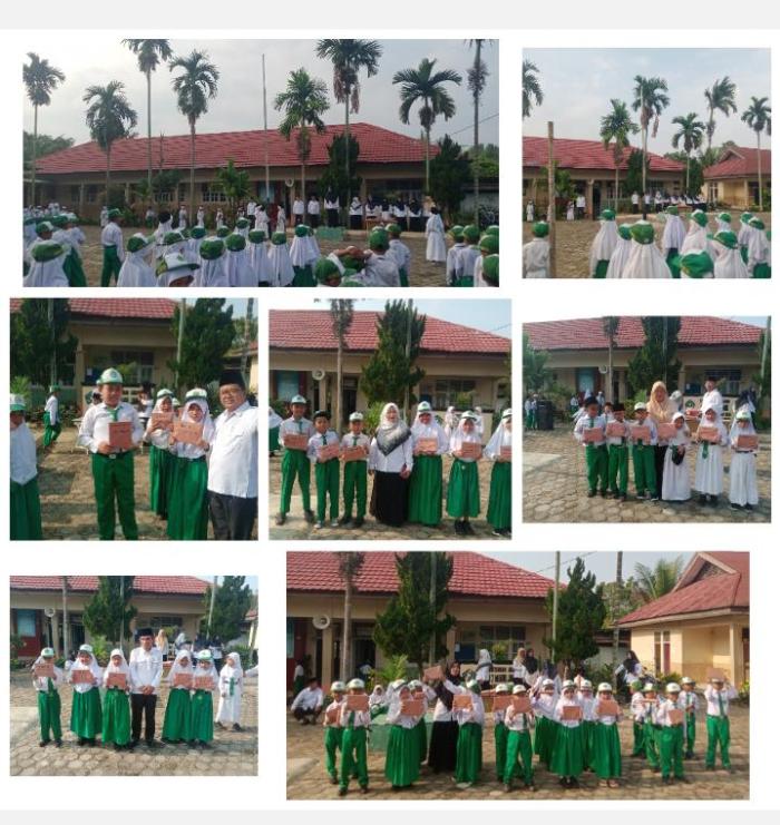  Upacara bendera merah putih serta pembagian hadiah  lomba 17 Agustus 2023