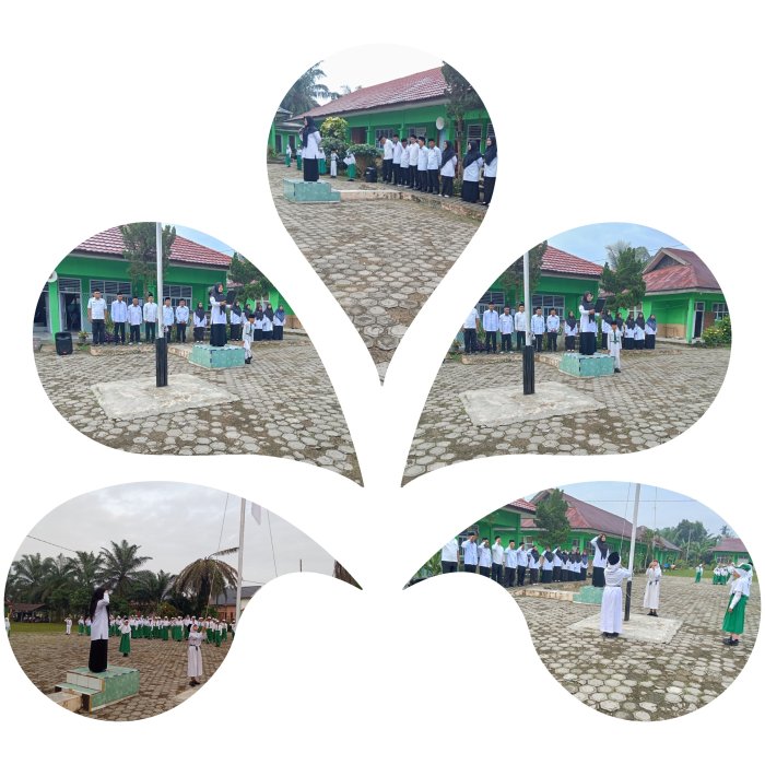 Fitria  Jadi Pembina Upacara Di MIN 2 Muaro Jambi Bawa Pesan Disiplin