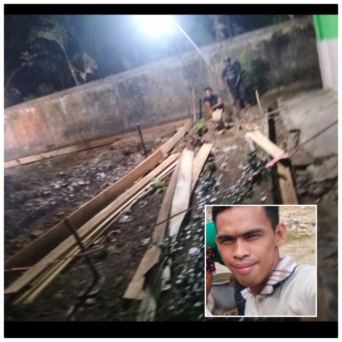 Waka Kesiswaan MIN 2 Muaro Jambi Awasi Pembangunan Ruang Kelas Baru