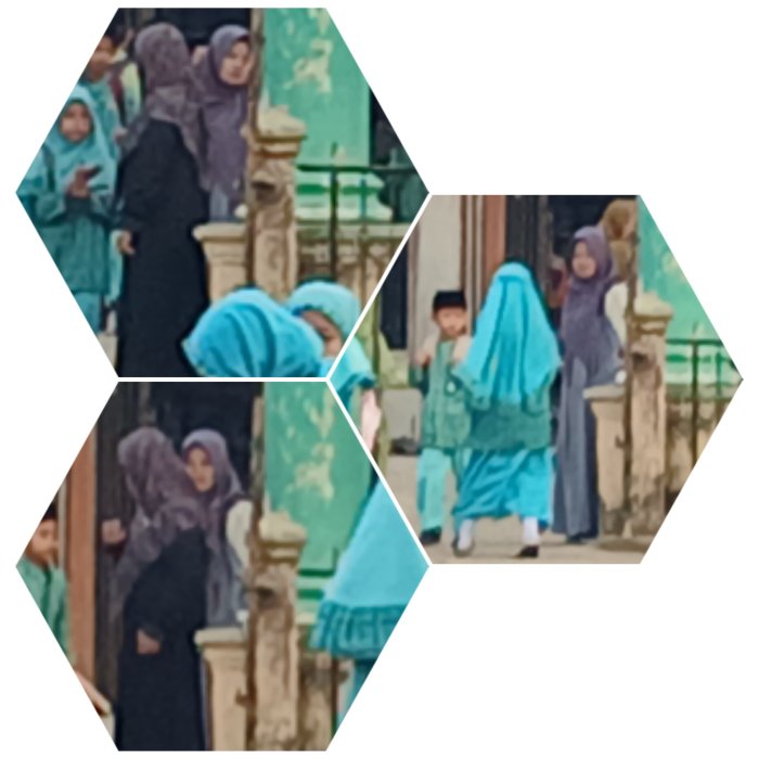 Bersama Guru Piket MIN 2 Muaro Jambi Sambut Kehadiran Siswa