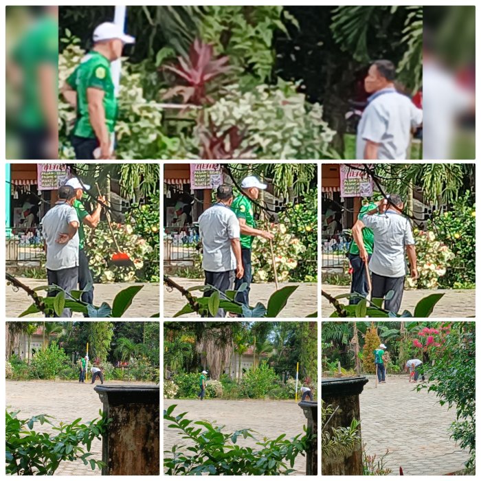 Hamdi Dampingi Zamroni Benahi Lapangan Voli MIN 2 Muaro Jambi Hamdi Dampingi Zamroni Benahi Lapangan Voli MIN 2 Muaro Jambi