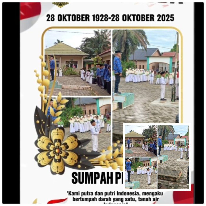 Upacara Sumpah Pemuda Tingkatkan Semangat Siswa MIN 2