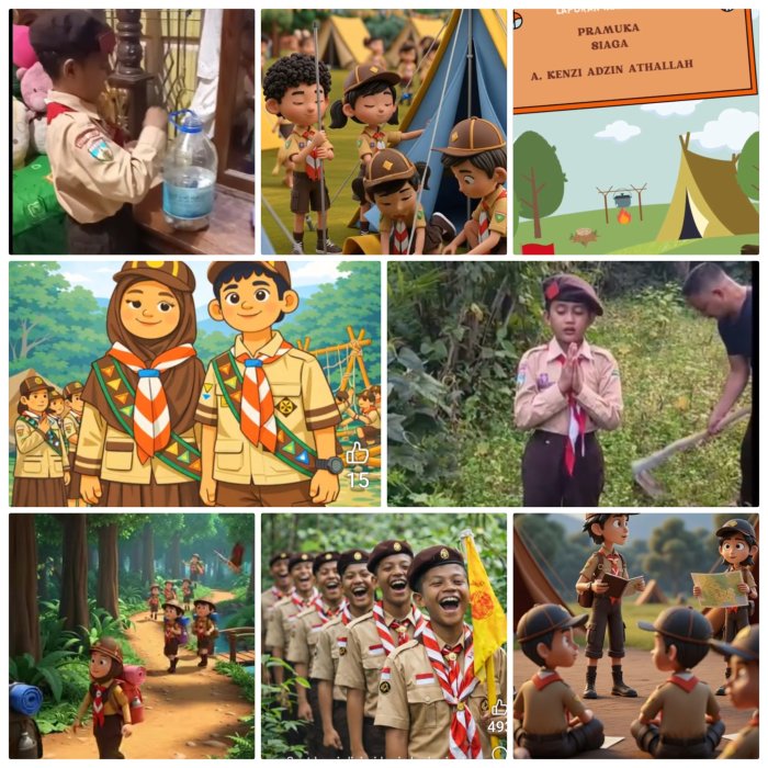 MIN 2 Muaro Jambi Dorong Kemandirian Pramuka Lewat Latihan Pendampingan Keluarga