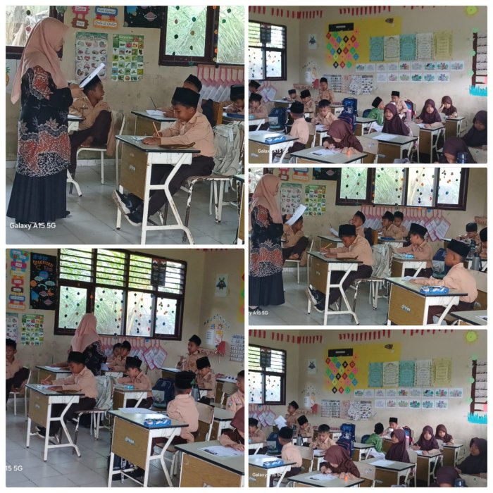 Siswa MIN 2 Muaro Jambi Ikuti Asesmen Akhir Semester