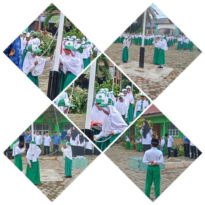 Siswa Kelas 3A MIN 2 Muaro Jambi Jadi Petugas Upacara Bendera Siswa Kelas 3A MIN 2 Muaro Jambi Jadi Petugas Upacara Bendera