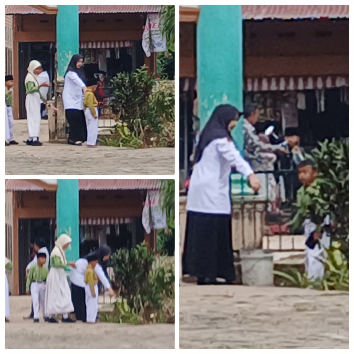 Muspidah Guru Piket  dan Siswa MIN 2 Muaro Jambi Gelar Aksi Bersih Madrasah