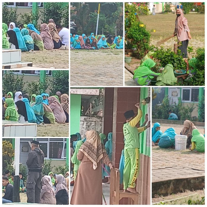 MIN 2 Muaro Jambi Gelar Yasinan dan Gotong Royong Rutin