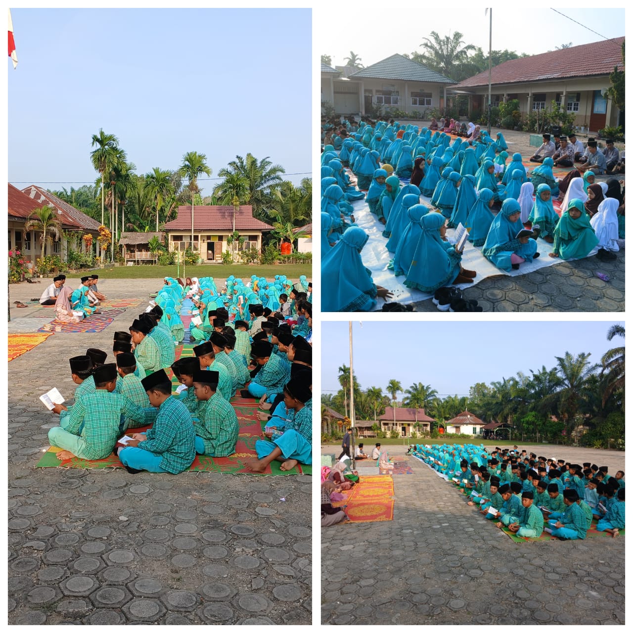 KEGIATAN BACAAN YASIN MENDIDIK SISWA MEMILIKI KEDISIPLINAN.