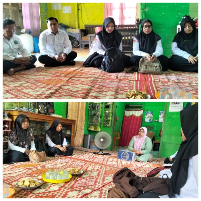 Majelis Guru Madrasah Ta'ziyah ke Rumah Wali Murid Berduka