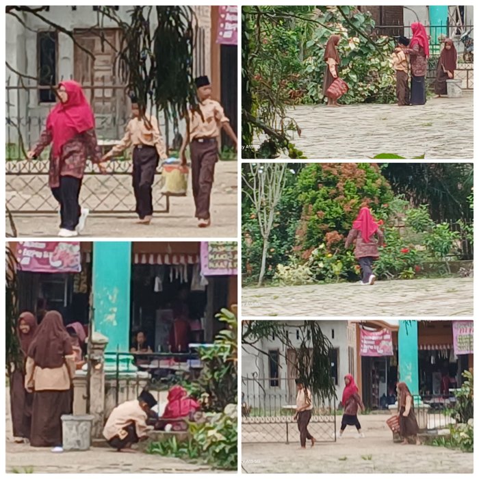 Ruslawati Pimpin Siswa MIN 2 Muaro Jambi Jaga Kebersihan