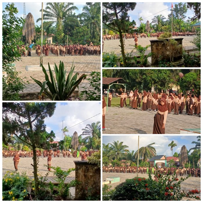 Instruktur Senam Cilik Pimpin Senam Pagi di MIN 2 Muaro Jambi Instruktur Senam Cilik Pimpin Senam Pagi di MIN 2 Muaro Jambi