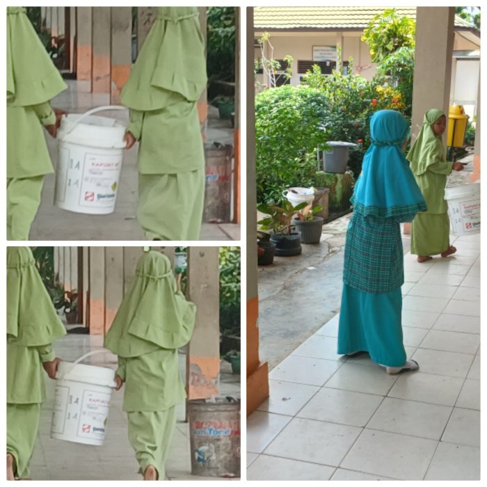 Siswa MIN 2 Muaro Jambi ciptakan Bersih Madrasah Siswa MIN 2 Muaro Jambi ciptakan Bersih Madrasah