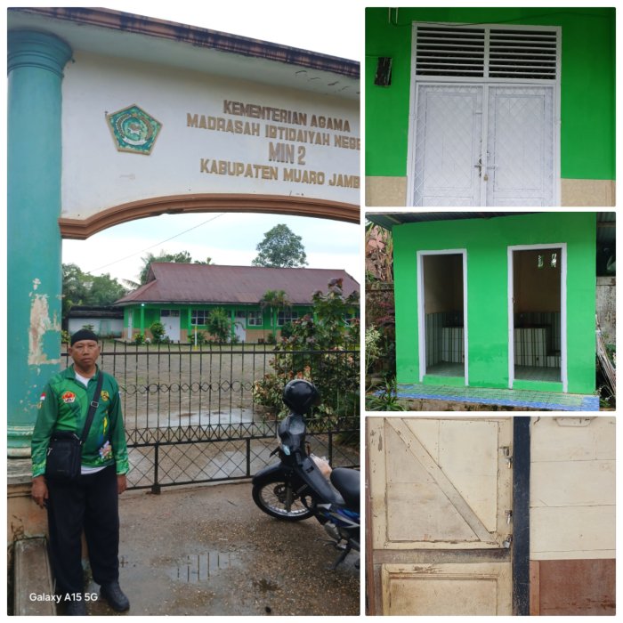 Operator Jalankan Tugas Piket Staf  MIN 2 Muaro Jambi Disuasana Libur Semester