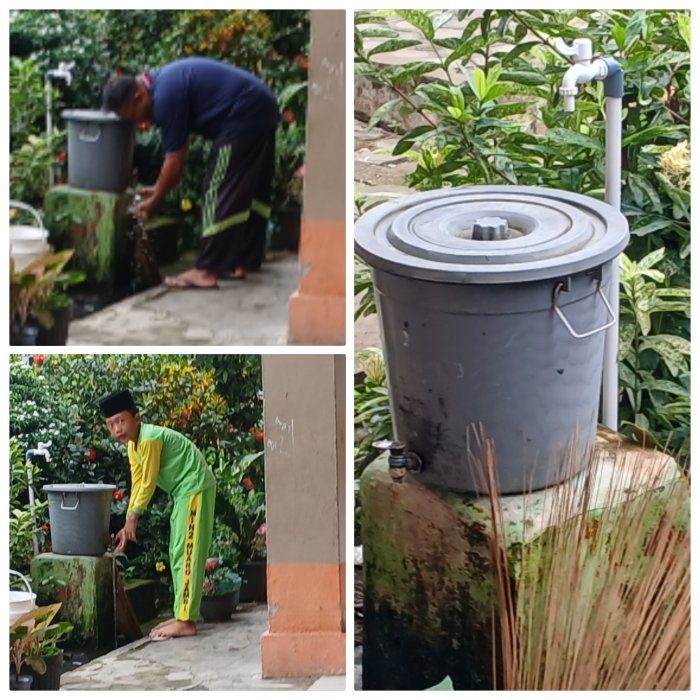 MIN 2 Muaro Jambi Tingkatkan Fasilitas Cuci Tangan Sekolah