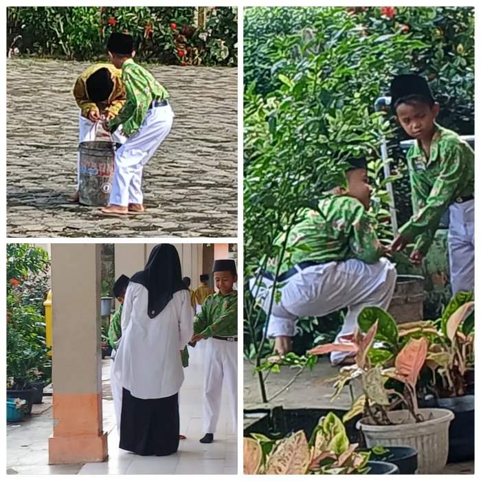 Siswa MIN 2 Muaro Jambi Gelar Aksi Madrasah Sehat Siswa MIN 2 Muaro Jambi Gelar Aksi Madrasah Sehat