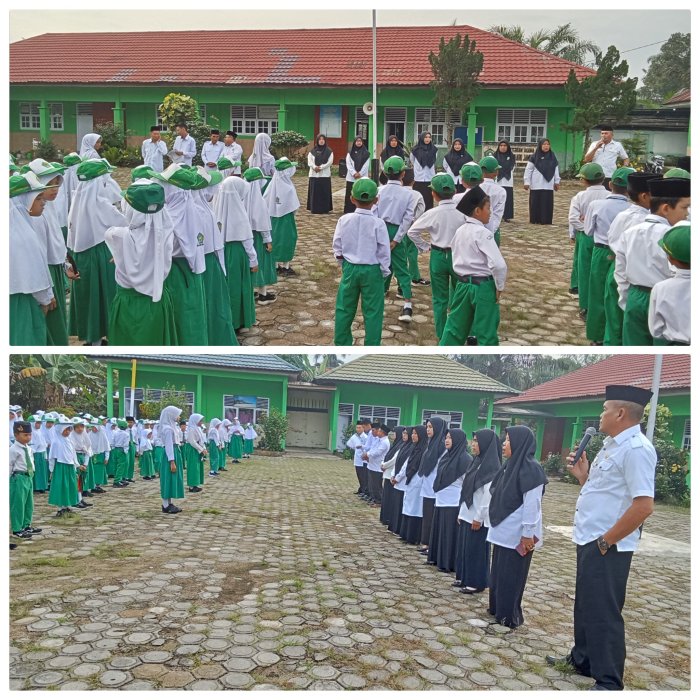 Hamdi Kamad Pimpin Apel Perdana di MIN 2 Muaro Jambi