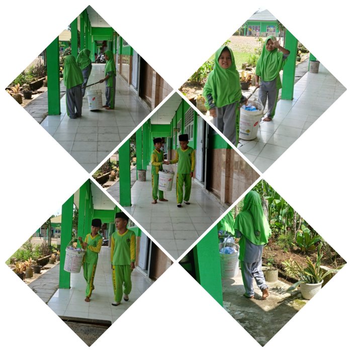 Siswa MIN 2 Muaro Jambi Gelar Aksi Bersih Sampah Siswa MIN 2 Muaro Jambi Gelar Aksi Bersih Sampah