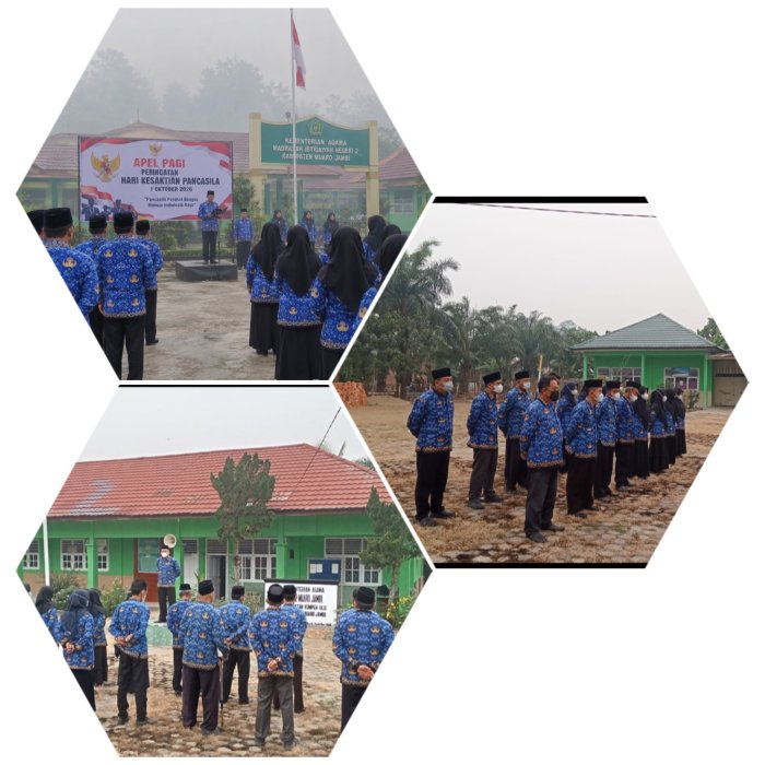 Kamad Min 2 Muaro Jambi, Hamdi Jadi Pembina Apel Pagi Peringatan Hari Kesaktian Pancasila Kamad Min 2 Muaro Jambi, Hamdi Jadi Pembina Apel Pagi Peringatan Hari Kesaktian Pancasila