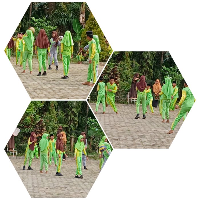 Siswa MIN 2 Muaro Jambi Latihan Lempar Bola Keranjang Siswa MIN 2 Muaro Jambi Latihan Lempar Bola Keranjang