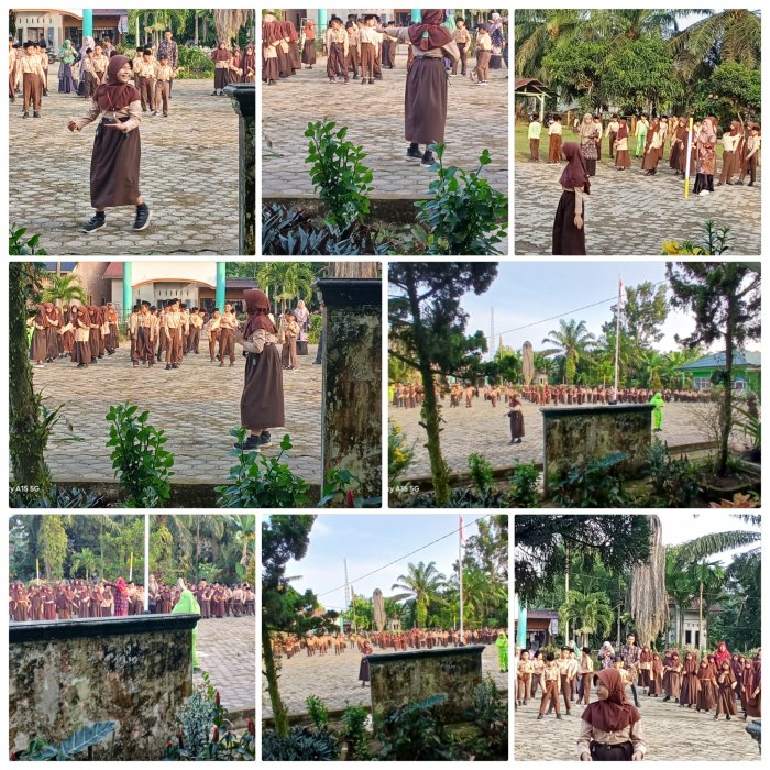 Siswa dan guru Min 2 Muaro Jambi Bergoyang Bersama Senam Jago Negeri