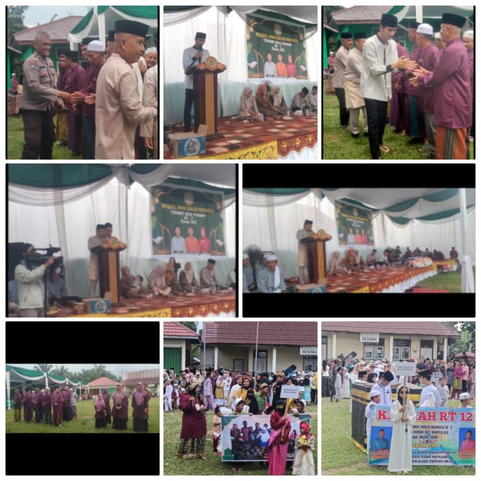 Khesya dan Alika Meriahkan Pawai FASI di Desa Tarikan