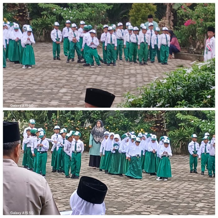 Guru MIN 2 Muaro Jambi Bina Siswa untuk Upacara Bendera Guru MIN 2 Muaro Jambi Bina Siswa untuk Upacara Bendera