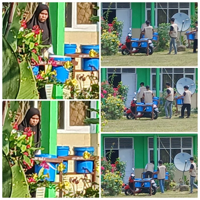 MIN 2 Muaro Jambi Terima Bantuan Tempat Sampah dari UIN STS Jambi
