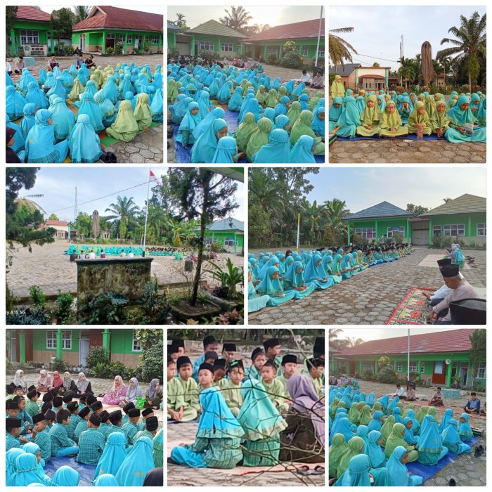 Guru Dan Siswa  Min 2 Muaro Jambi Gelar Bacaan Yasin Bersama