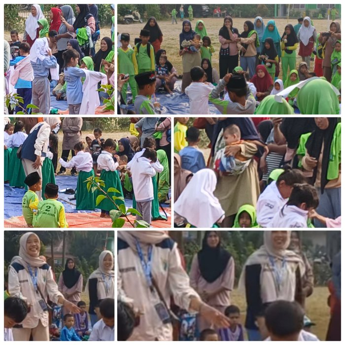 Wali Murid Tonton Lomba HUT RI ke 81 di MIN 2 Muaro Jambi