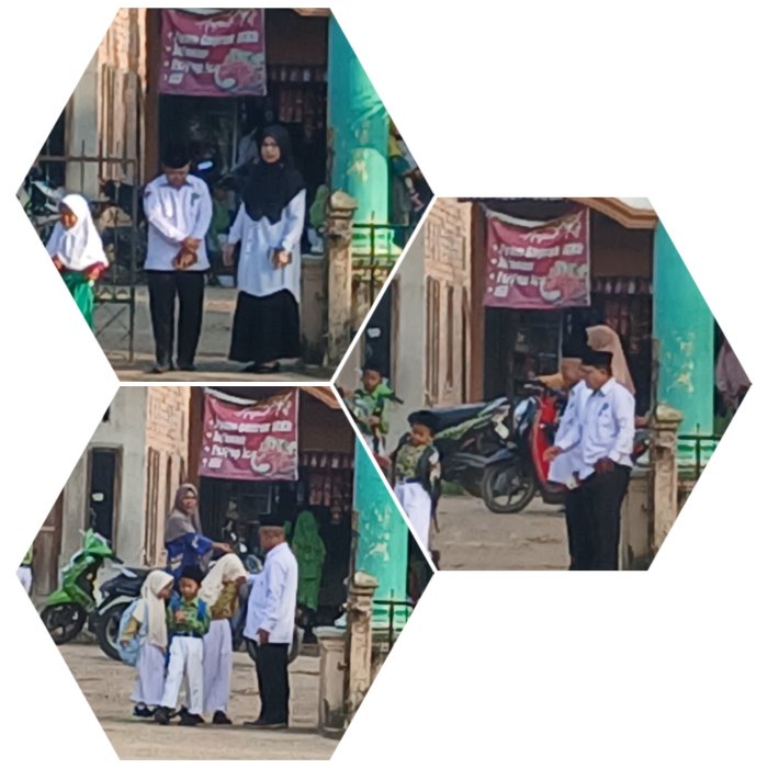 Guru MIN 2 Muaro Jambi Contohkan Budaya Bersih