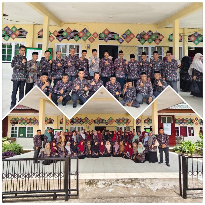 Guru MIN 2 Muaro Jambi Tutup KKGMI dengan Foto Bersama