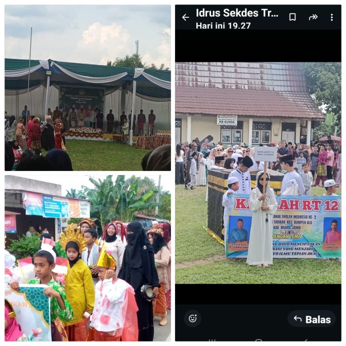 Alika Salsabilla Meriahkan Pawai FASI Bersama Kafilah RT 12