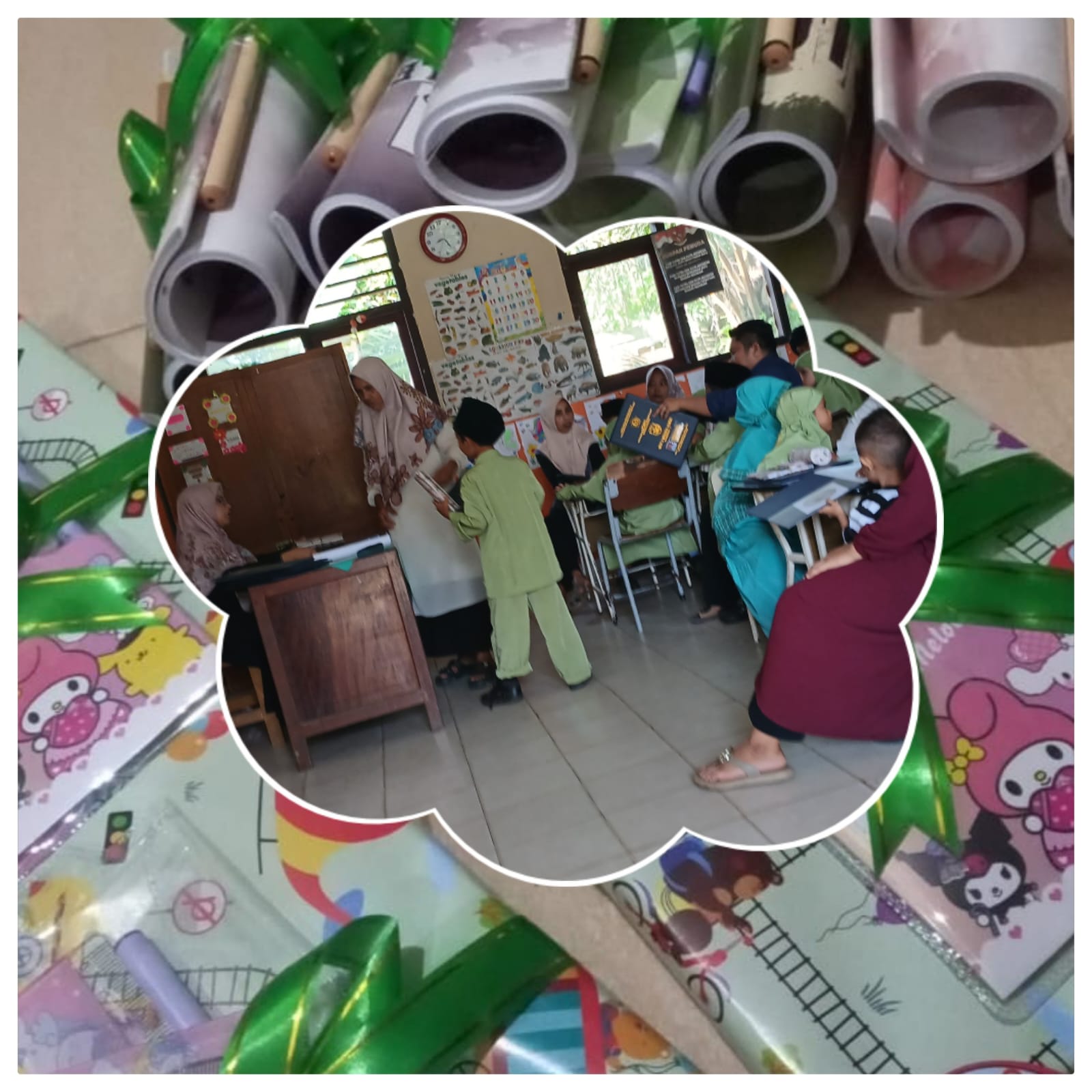 MIN 2 MUARO JAMBI MELAKSANAKAN PEMBAGIAN RAPORT DAN PEMBAGIAN HADIAH