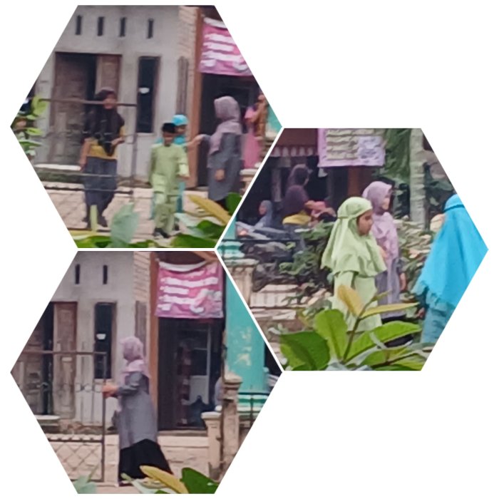 Guru Piket Sambut Siswa Min 2 MuaroJambi di Depan Gerbang