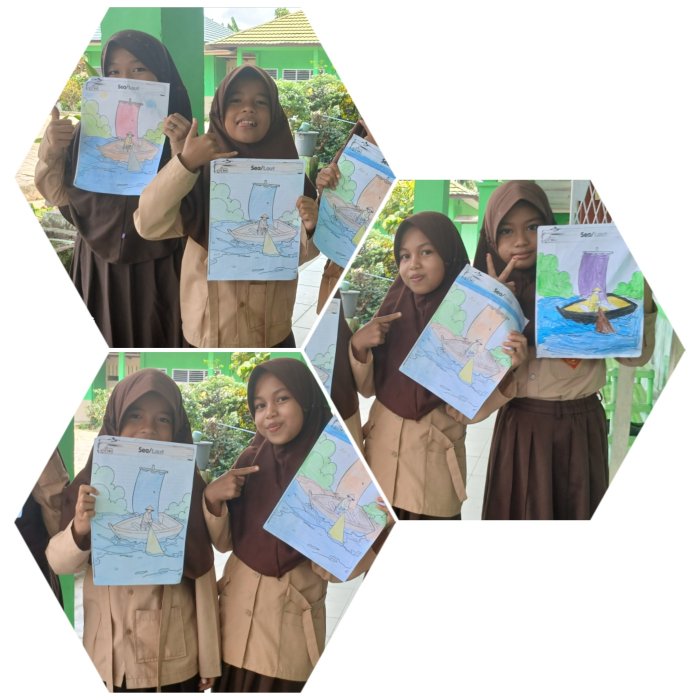 Siswa MIN 2 Muaro Jambi Ikuti Kegiatan Menggambar