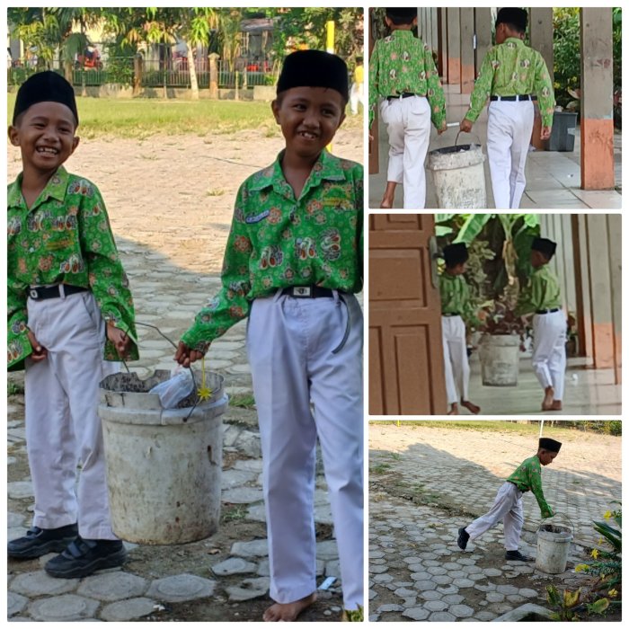 Siswa MIN 2 Muaro Jambi Gelar Aksi Peduli Lingkungan Siswa MIN 2 Muaro Jambi Gelar Aksi Peduli Lingkungan