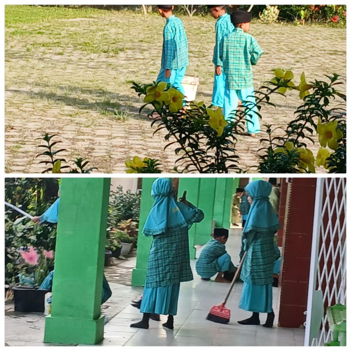 Siswa MIN 2 Muaro Jambi Gelar Madrasah Bersih Berkah