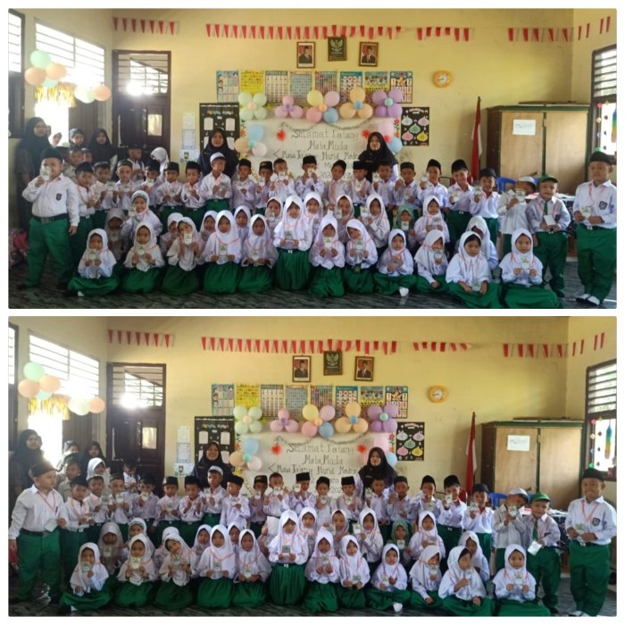 MIN 2 Muaro Jambi Gelar Foto Bersama Usai MPLS Hari Pertama