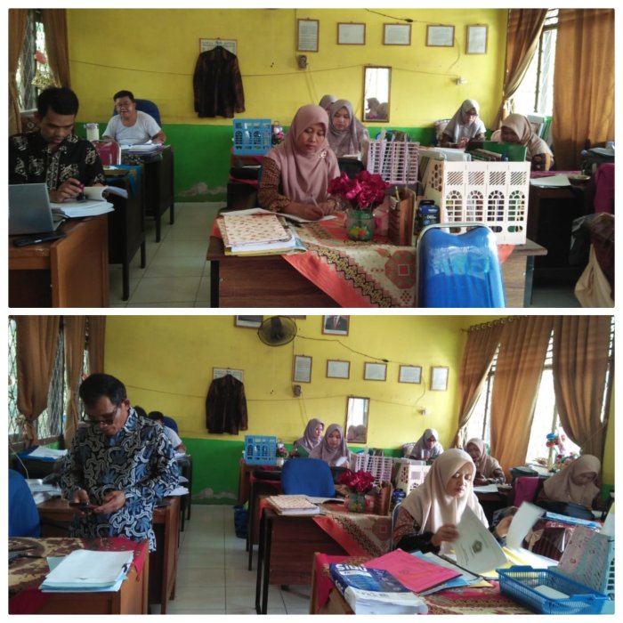Guru MIN 2 Muaro Jambi Tetap Mengajar Daring Saat Kabut Asap