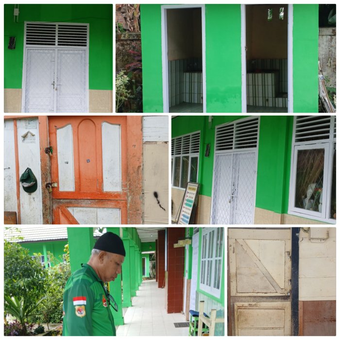 Staf MIN 2 Muaro Jambi Rutin Cek Lingkungan Seputar Madrasah Saat Libur