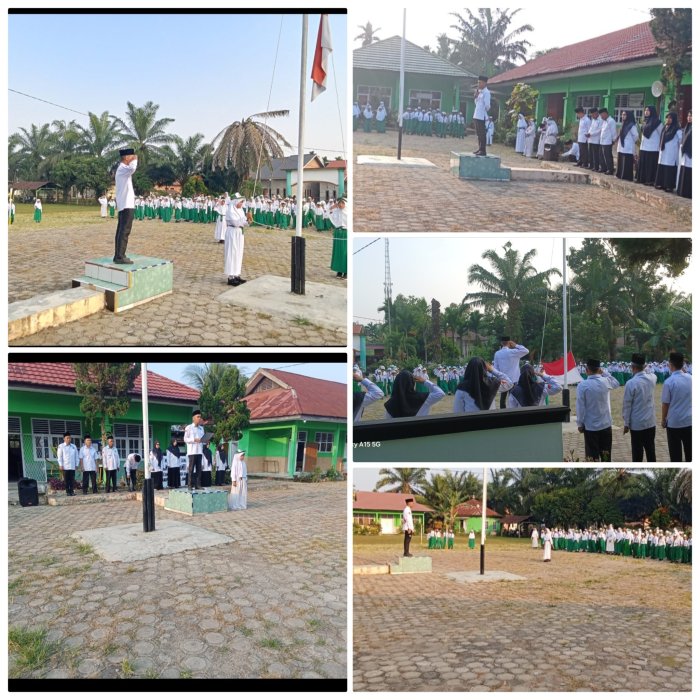 Mustar Ajak Siswa Madrasah Islamiyah Negeri 2 Muaro Jambi Jaga Disiplin dan Kebersihan
