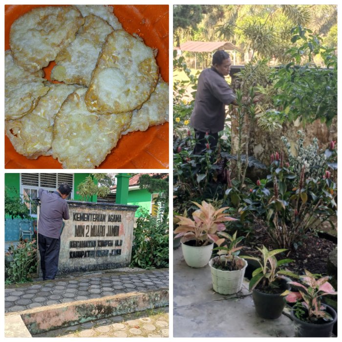 Menu Tempe Meriahkan Piket Staf MIN 2 Muaro Jambi