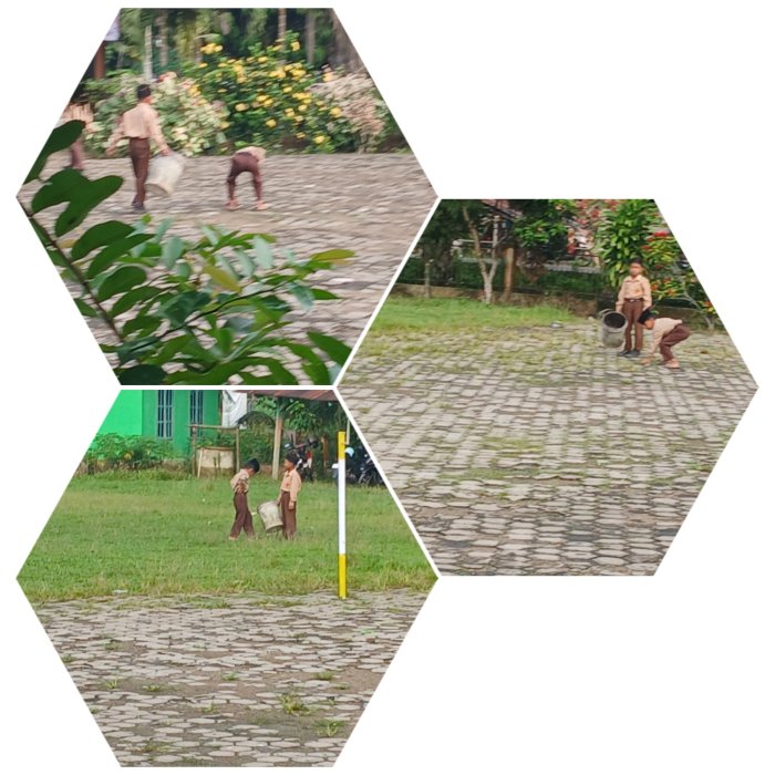 Siswa MIN 2 Muaro Jambi adakan Kebersihan Di Madrasah