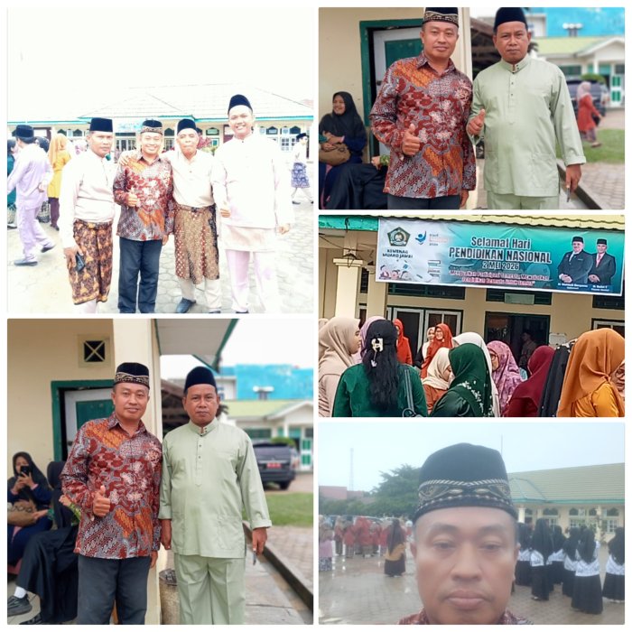Staf Madrasah Ikuti Upacara Hardiknas di MIN 4 Muaro Jambi Staf Madrasah Ikuti Upacara Hardiknas di MIN 4 Muaro Jambi