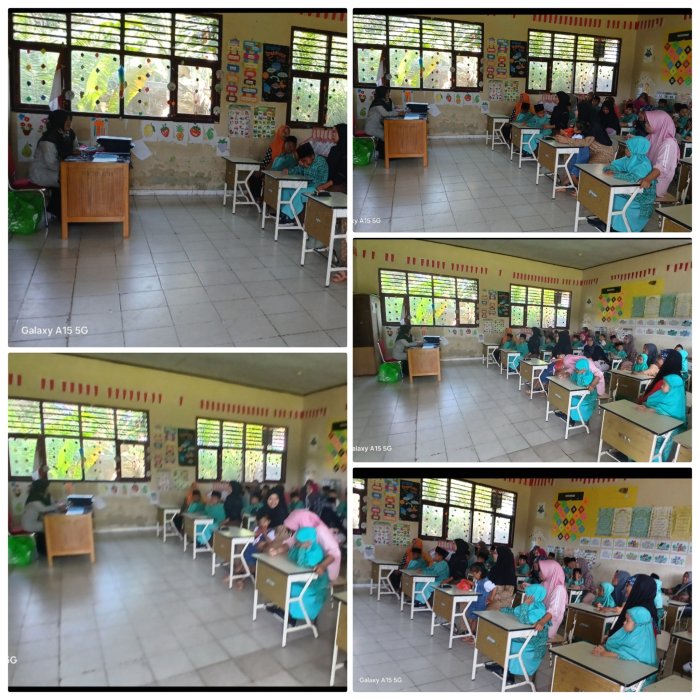 Wali Kelas 1B MIN 2 Muaro Jambi Beri Arahan Jelang Pembagian Rapor